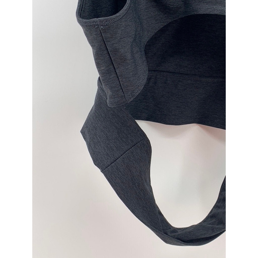 OUTDOOR VOICES Women's Black Cutout Cropped Tank Top SZ XS