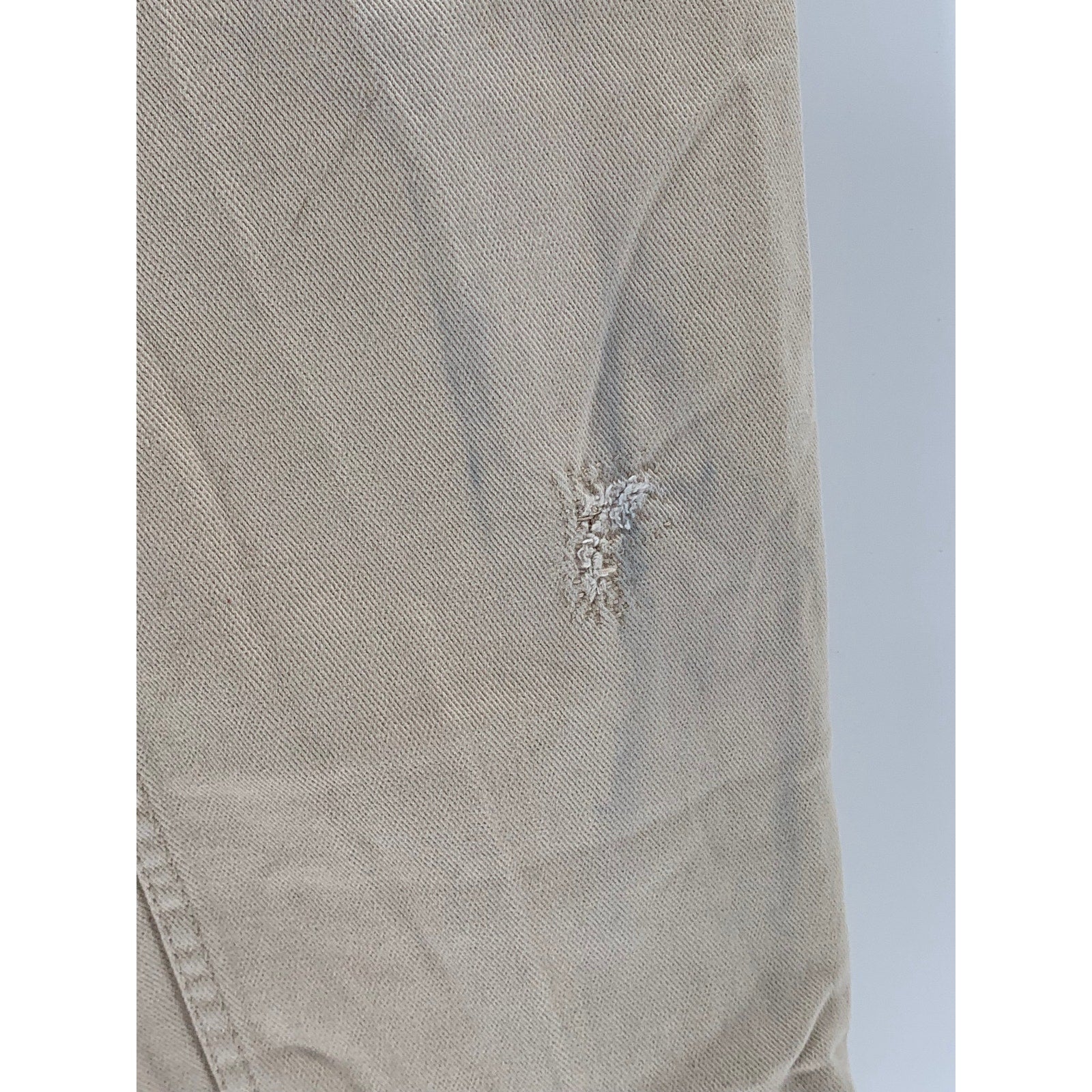 ENCRE INDUSTRIE Men's Tan Cotton Regular-Fit Straight-Leg Chino Pants SZ 40