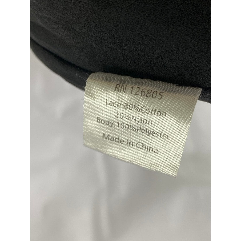 PINKYOTTO Women's Black Floral Crochet Lace Shorts SZ XS