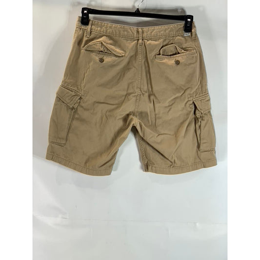 LEVI'S Men's Tan Straight-Fit Cargo Shorts SZ 34
