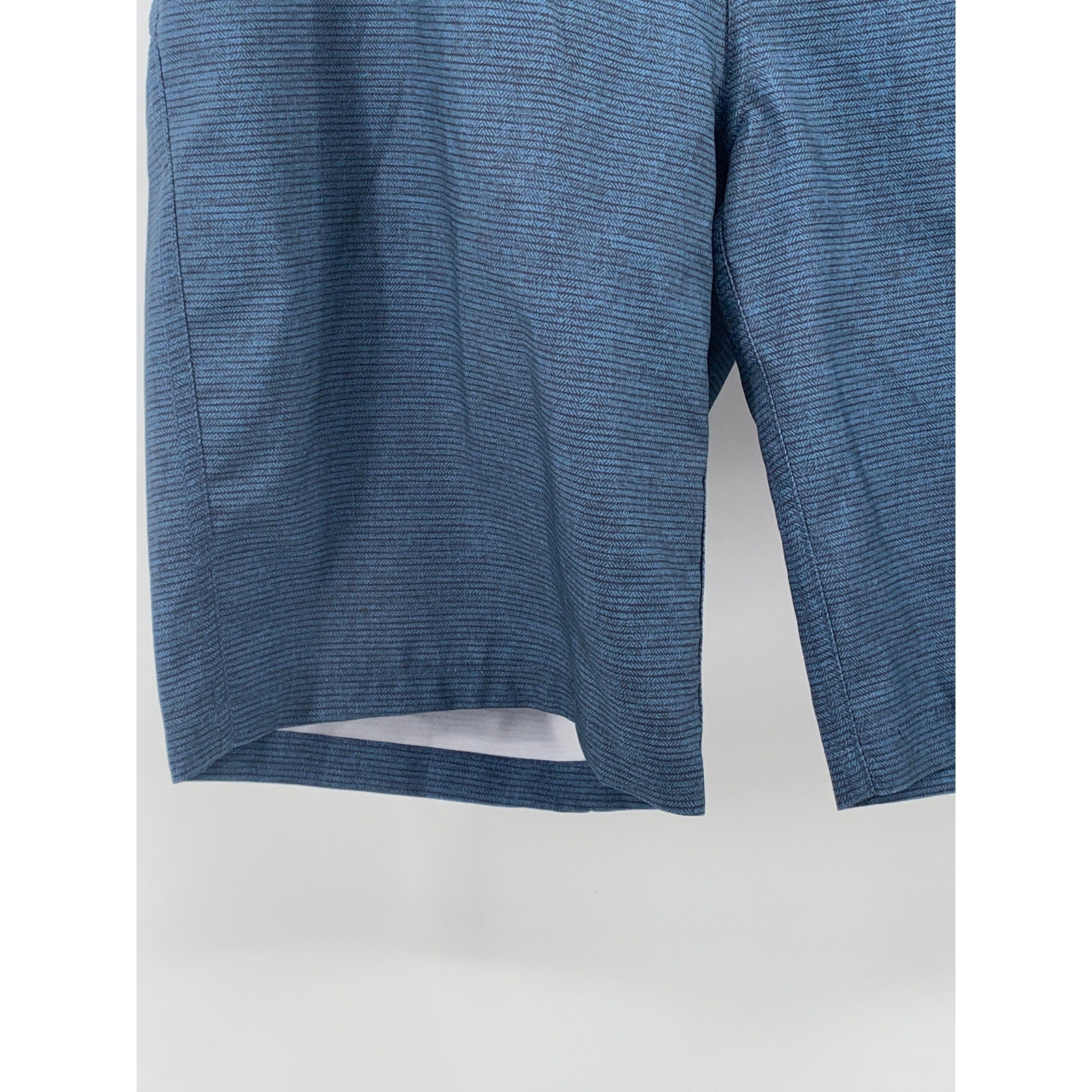 HURLEY Men's Blue Printed Flat Front Stretch Benton Walkshort SZ 29