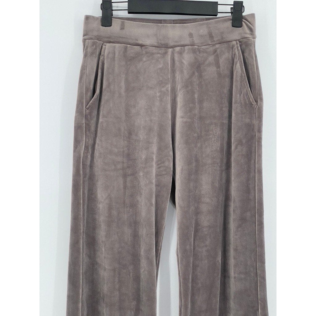 UNIQLO Women's Light Brown Extra Smooth Stretch Relaxed Fit Wide-Leg Pant SZ S