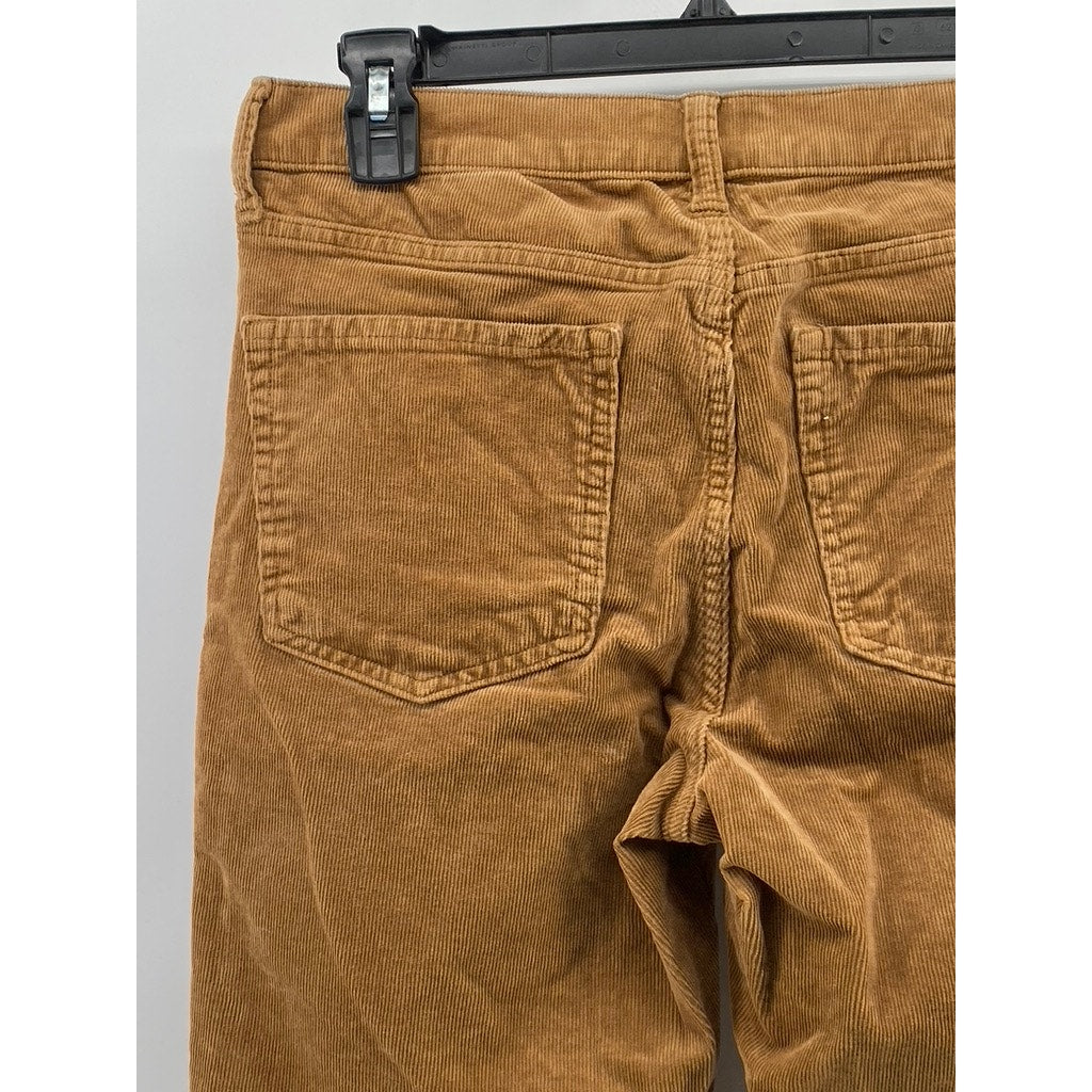 BANANA REPUBLIC Women's Tan Corduroy High-Rise Slim Pant SZ 27/4