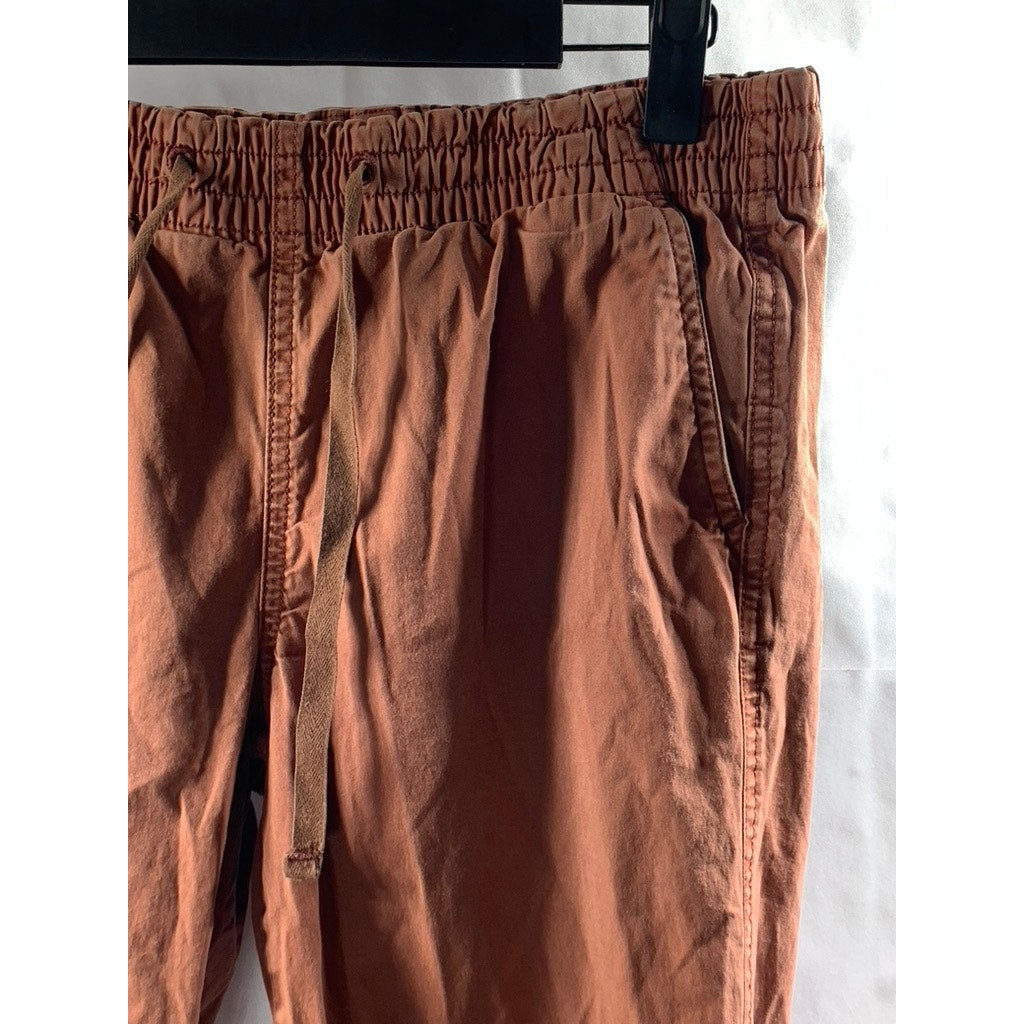 L.L. BEAN Women's Rust Orange Drawstring-Waist Favorite Fit Slim-Leg Pant SZ 6
