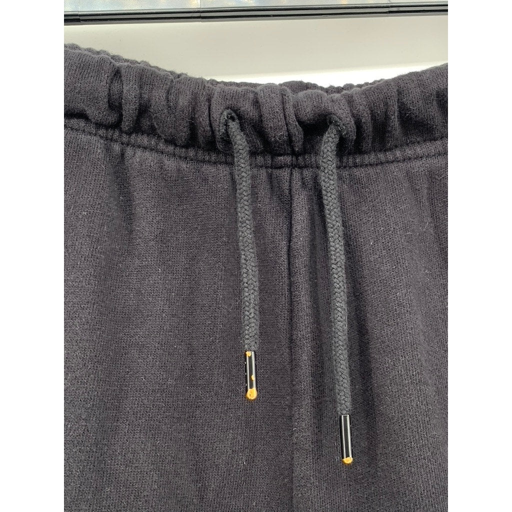OLD NAVY Women's Black Solid Straight-Leg Sweatpants SZ L