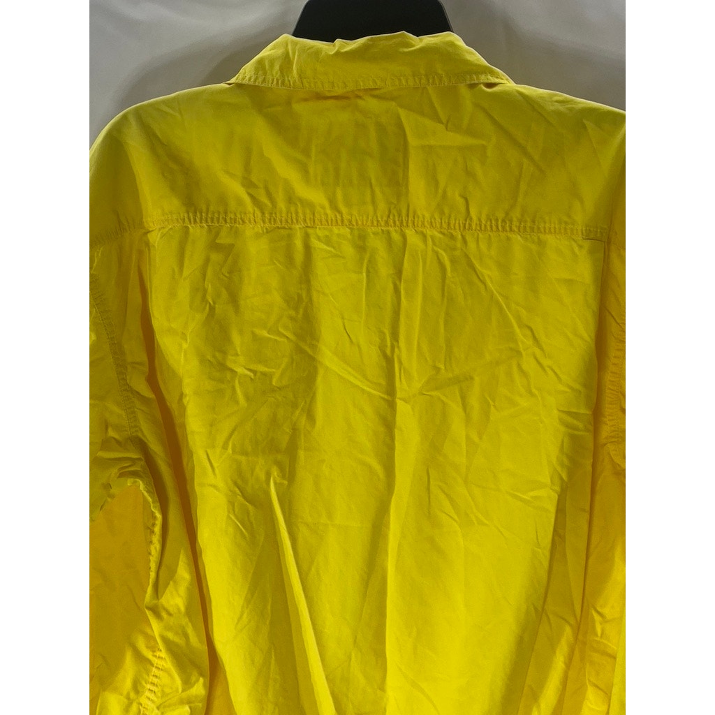 LONDON FOG Men's Yellow Regular-Fit Zip-Up Lightweight Jacket SZ 42R(L)
