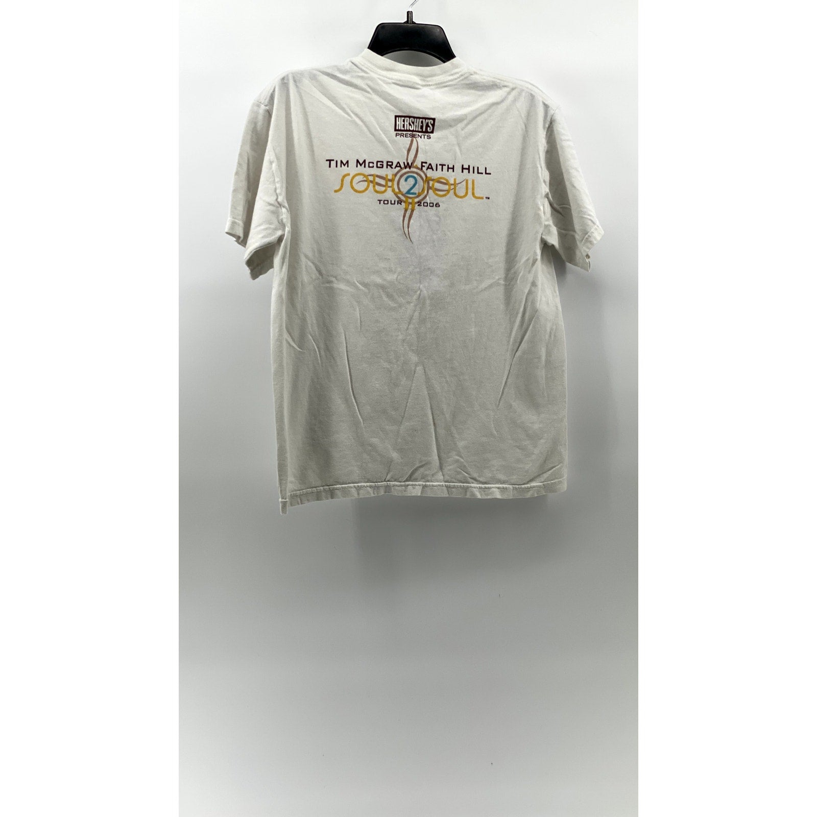 UNBRANDED Women's White Tim McGraw & Faith Hill Soul2Soul Tour T-Shirt SZ M