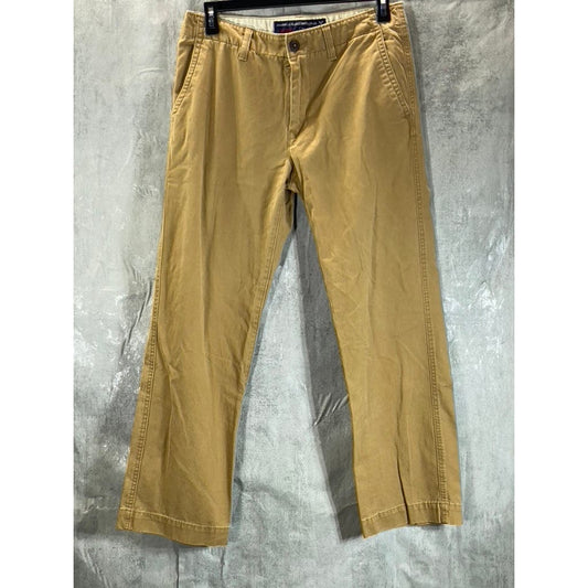 AMERICAN EAGLE OUTFITTERS Men's Khaki Relaxed-Fit Chino Pants SZ 32X32