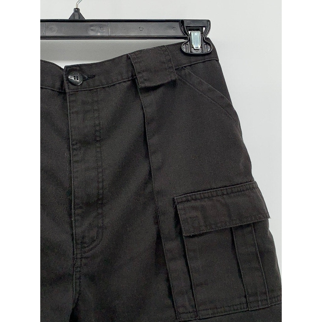 WEEKENDER Men's Black Solid Trader Cargo Shorts SZ 36