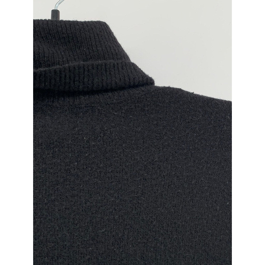 HALOGEN Women's Black Turtleneck Oversized Sweater SZ XS