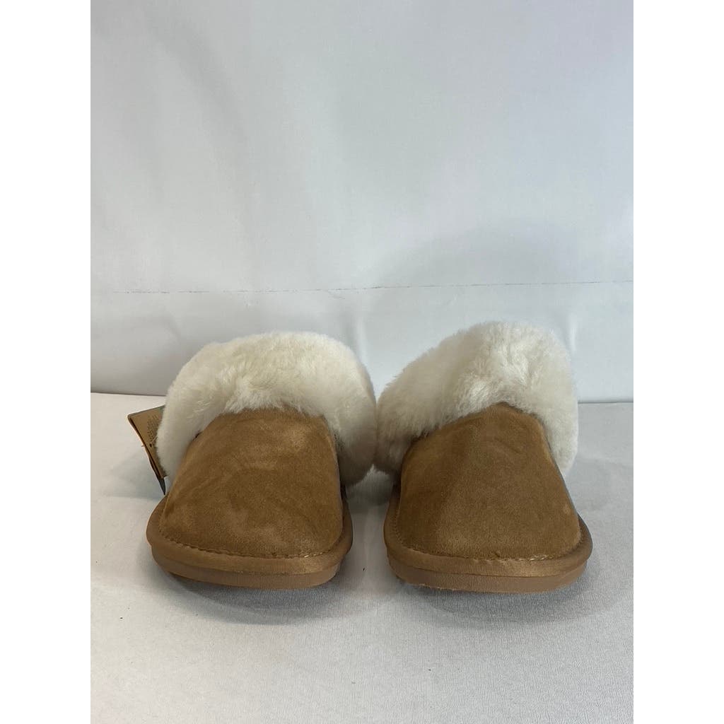 LAMO Women's Chestnut Doubleface Scuff Cirrus Memory Foam Slippers SZ S (5-6)
