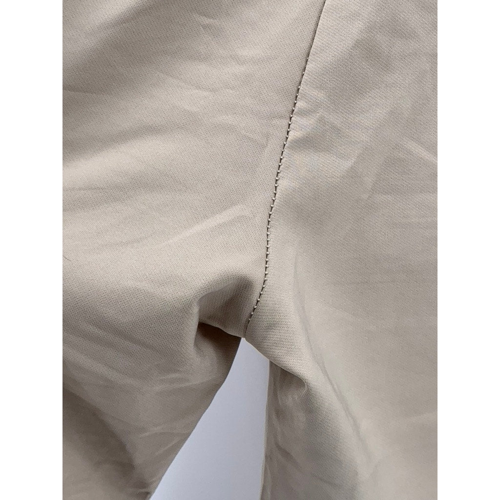 LUCY WANG Women's Beige Solid High-Rise Slim-Leg Pant SZ XS