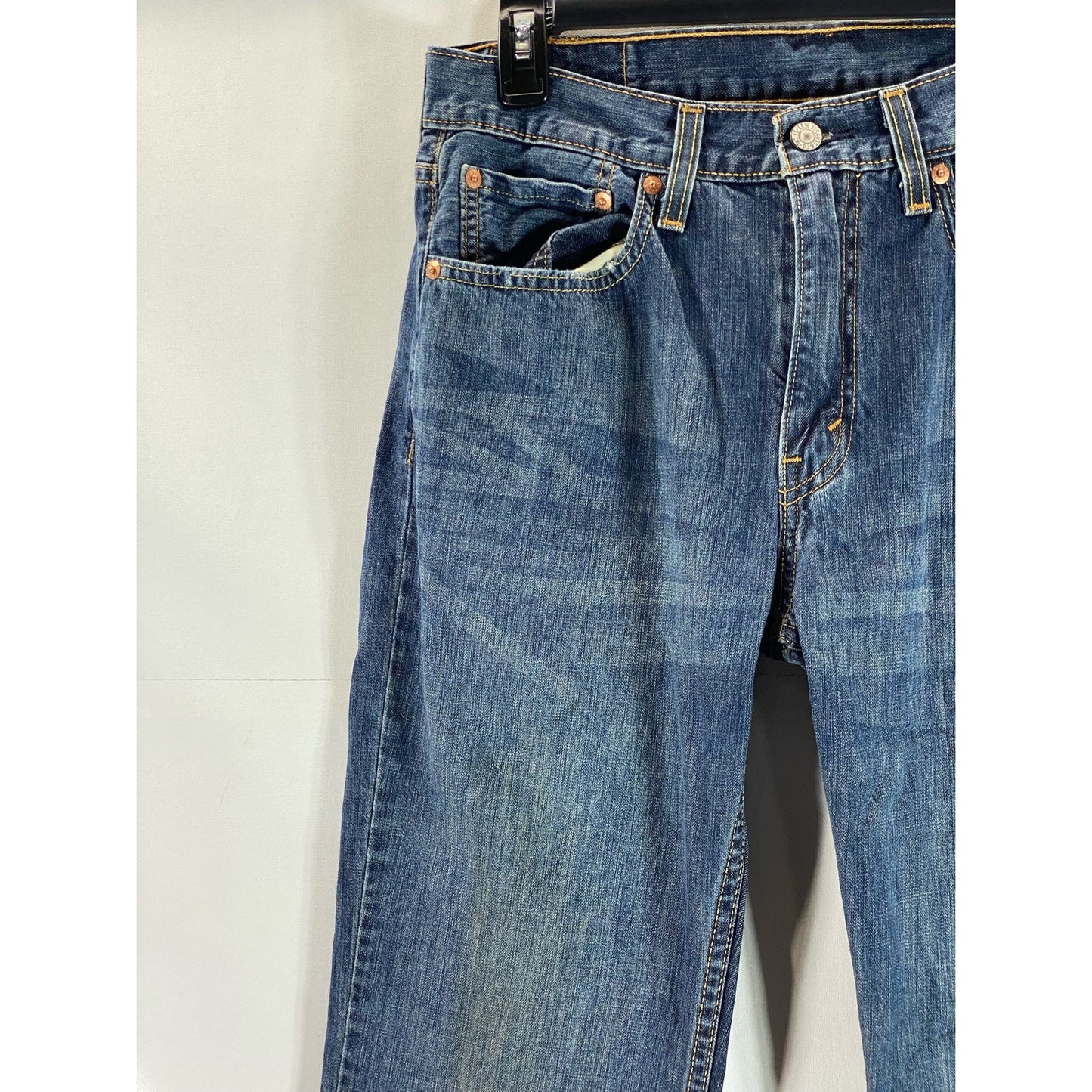 LEVI'S Men's Medium Wash 527 Slim Bootcut Five-Pocket Denim Jeans SZ 32X34