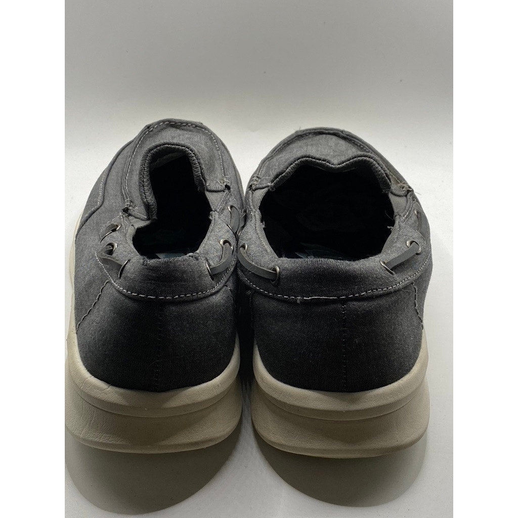 SONOMA GOOD FOR LIFE Men's Gray Canvas Slip-On Casual Lightweight Shoes SZ 11