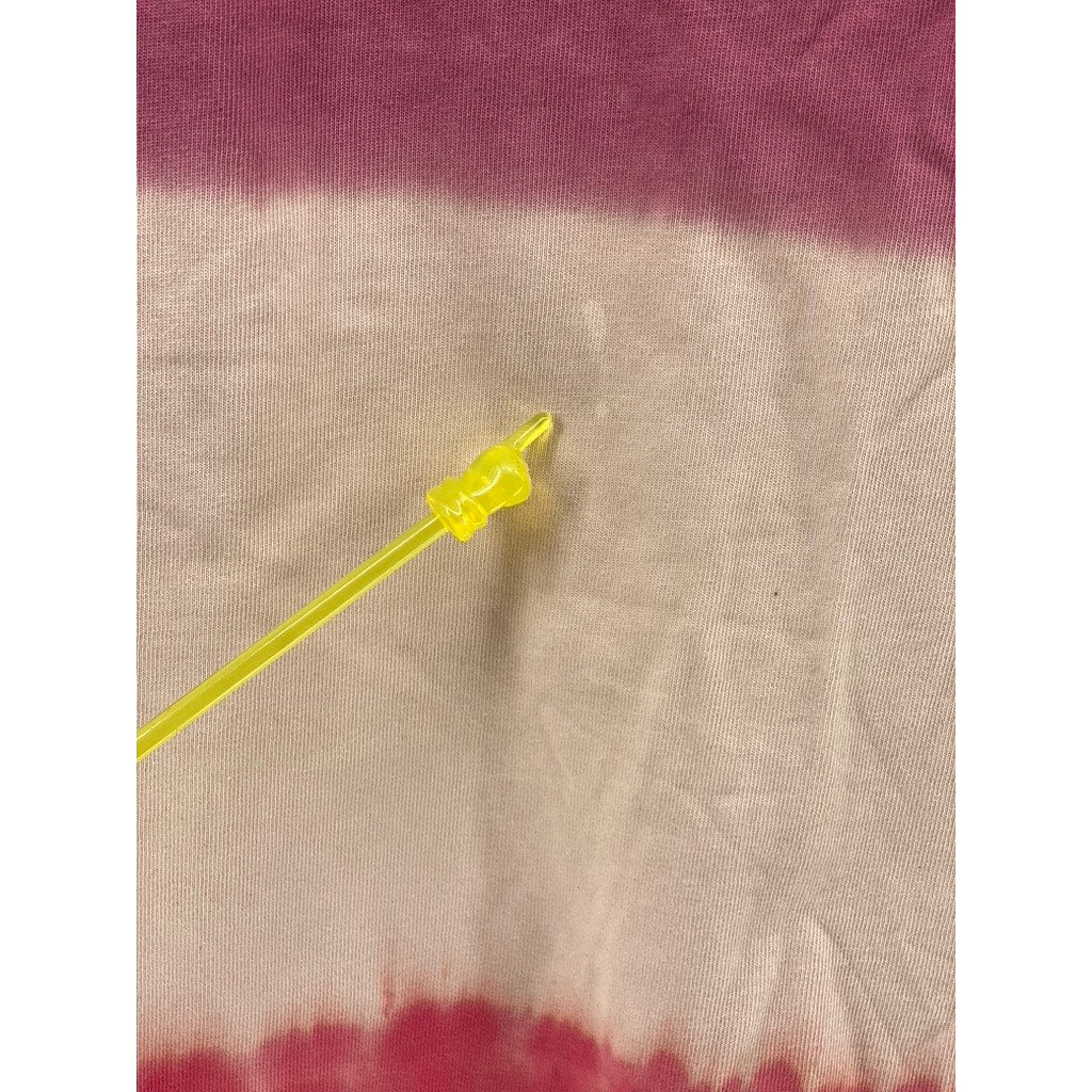 SCOTCH & SODA Men's Pink Tie-Dye Weekend Edition Radiate Positivity T-Shirt SZ M