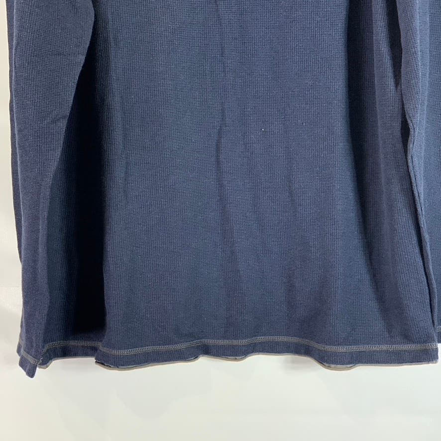 TOMMY BAHAMA Men's Navy Paradise Alley Thermal Long Sleeve Henley T-Shirt SZ XL