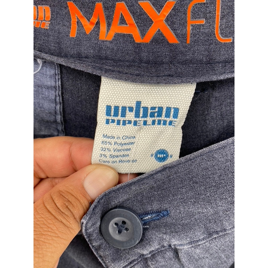 URBAN PIPELINE Men's Faded Black Max Flex Stretch Chino Shorts SZ 38