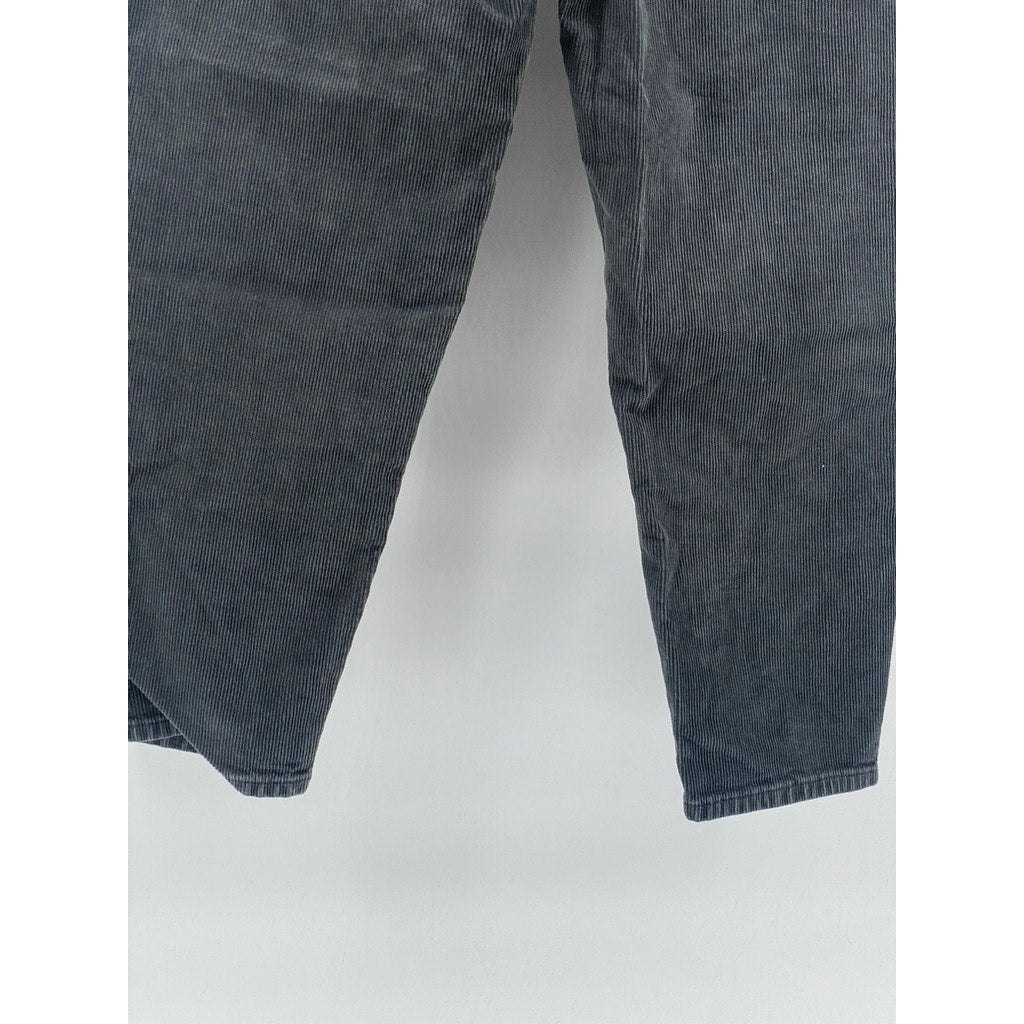 AMERICAN EAGLE Women's Black Corduroy Super Stretch X-Short Pants SZ 6