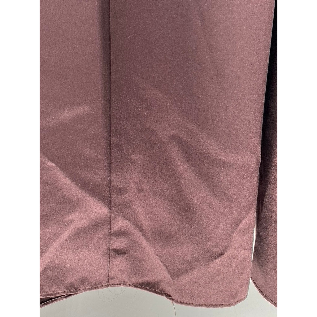 DAVID'S BRIDAL Women's Brown Strapless 2pc Gown SZ 26