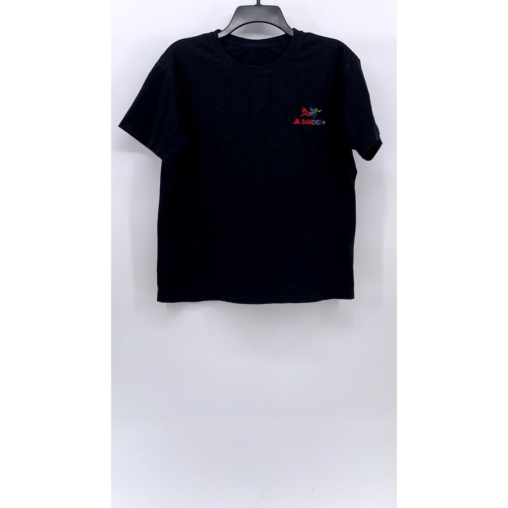 JIL SANDER X ARC'TERYX Men's Black-Multi Embroidered Logo Crewneck T-Shirt SZ M