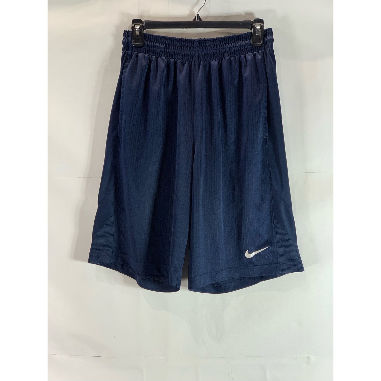 NIKE Men's Navy Layup 2.0 Elastic Waist Pull-On Basketball Shorts SZ M