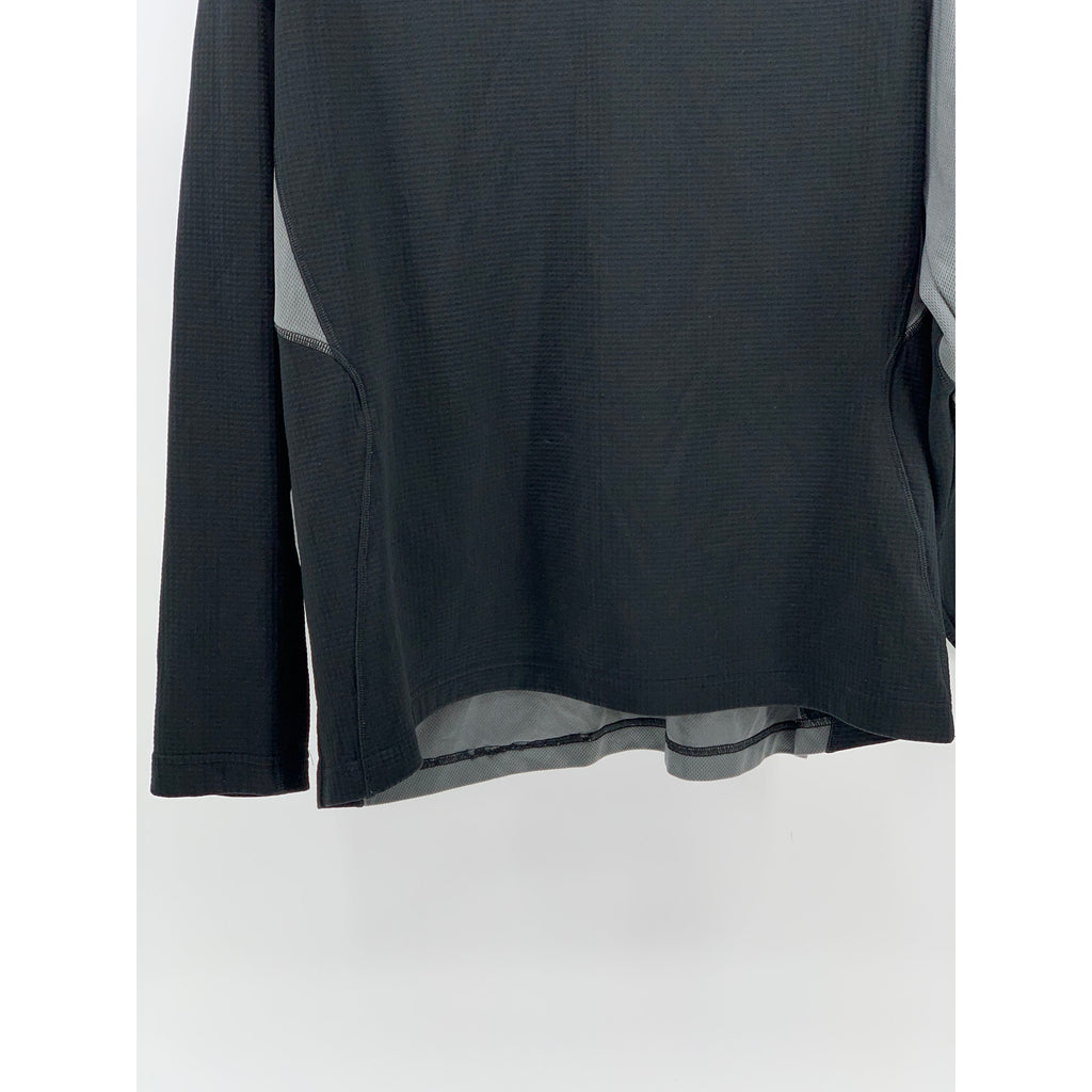 UNDER ARMOUR Men’s Black-Gray Half-Zip Long Sleeve All Season Gear Shirt SZ XL