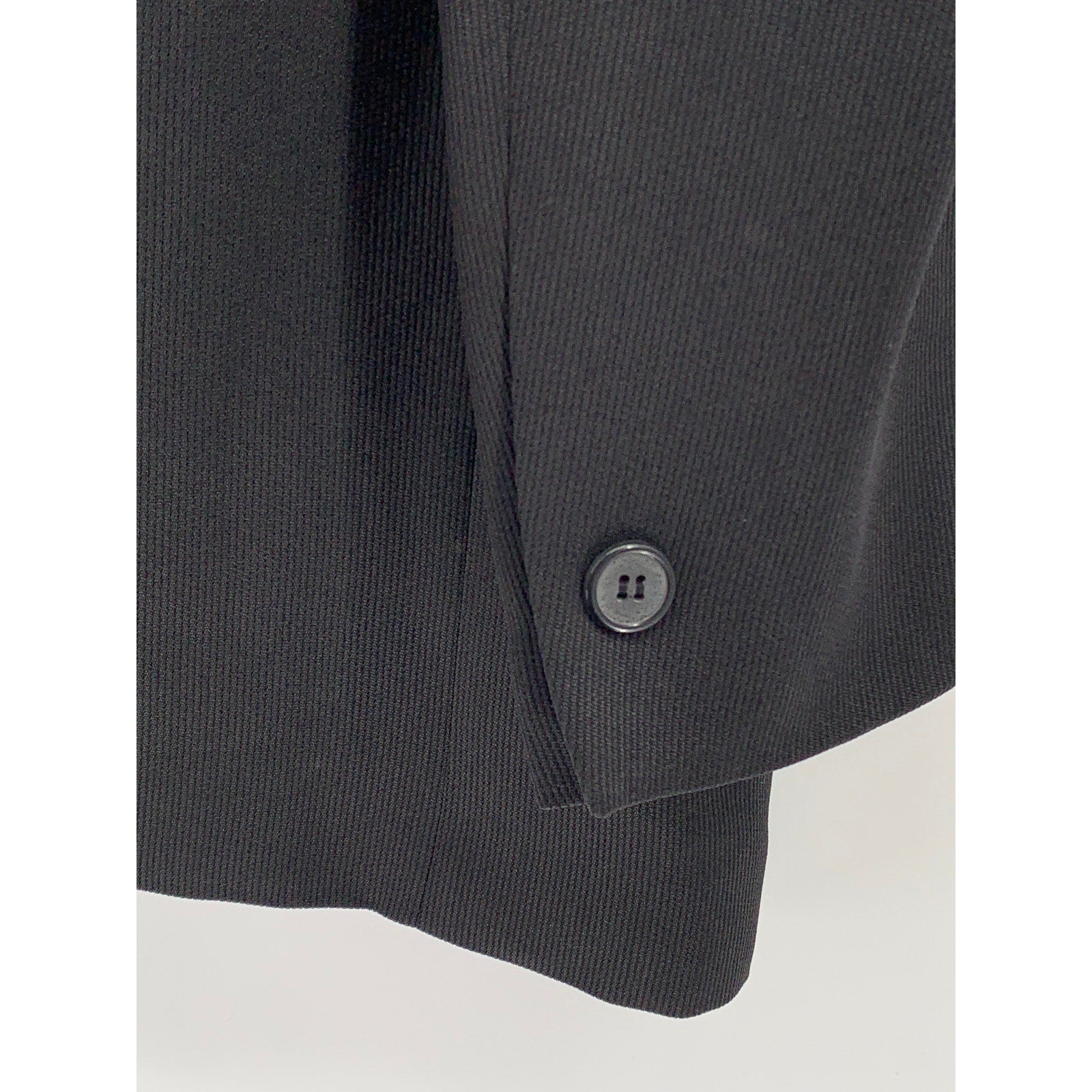 ZACCHI CLASSICO ITALIANO Men's Black Five-Button Regular-Fit Sport Coat SZ 40R