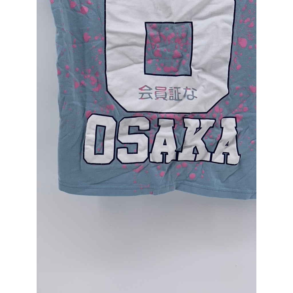 SUPER DRY Men's Blue Osaka 6 Graphic Short Sleeve T-Shirt SZ M