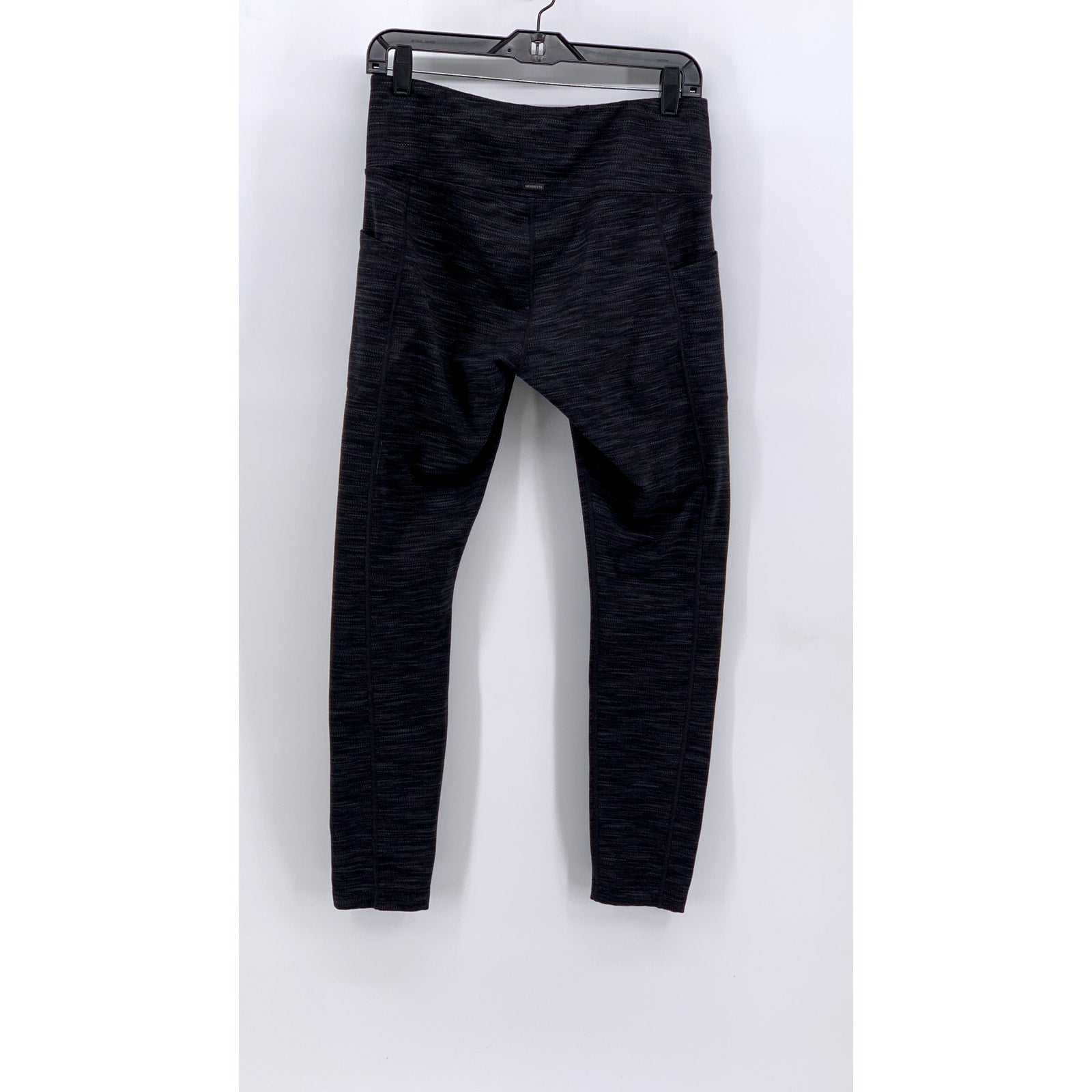 MONDETTA Women's Charcoal Printed Performance Luxury Leggings SZ M