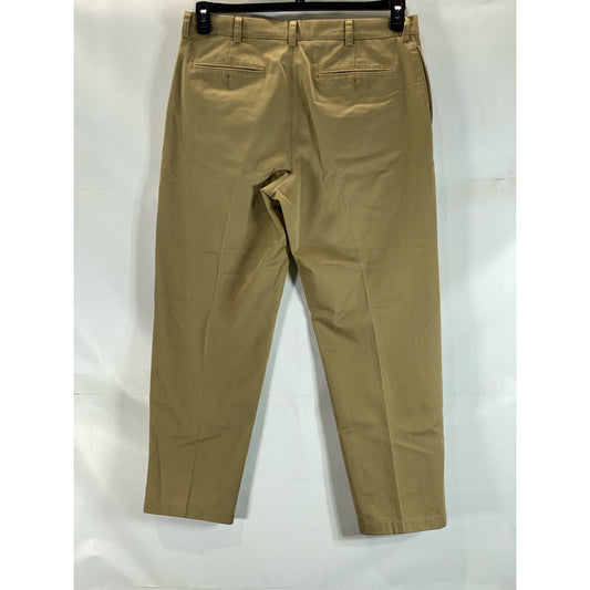 L.L. BEAN Men's Tan Cotton Classic-Fit Straight-Leg Four-Pocket Pant SZ 35X29