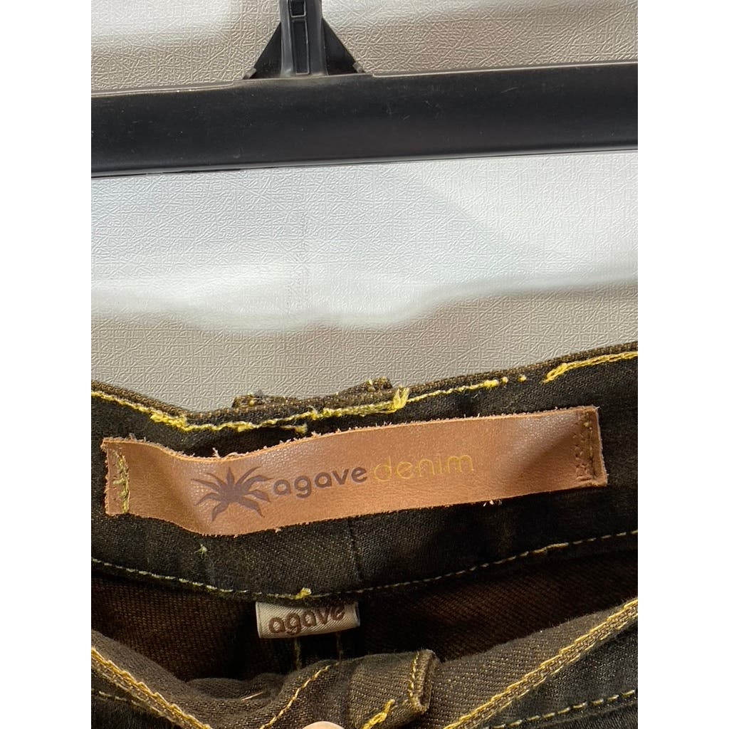 AGAVE DENIM Men's Brown NO. 7 Waterman Relaxed-Fit Straight-Leg Jeans SZ 36X30