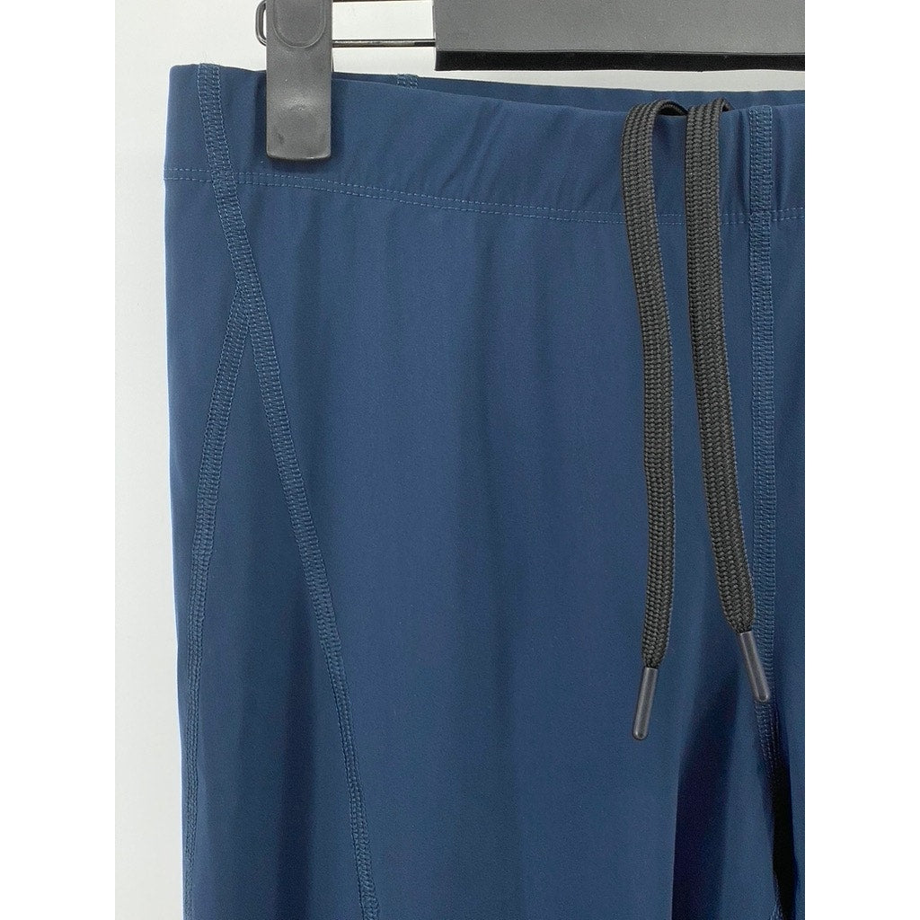 IFFLEY ROAD Men's Blue Zipper-Hem Pull-On Active Pants SZ L
