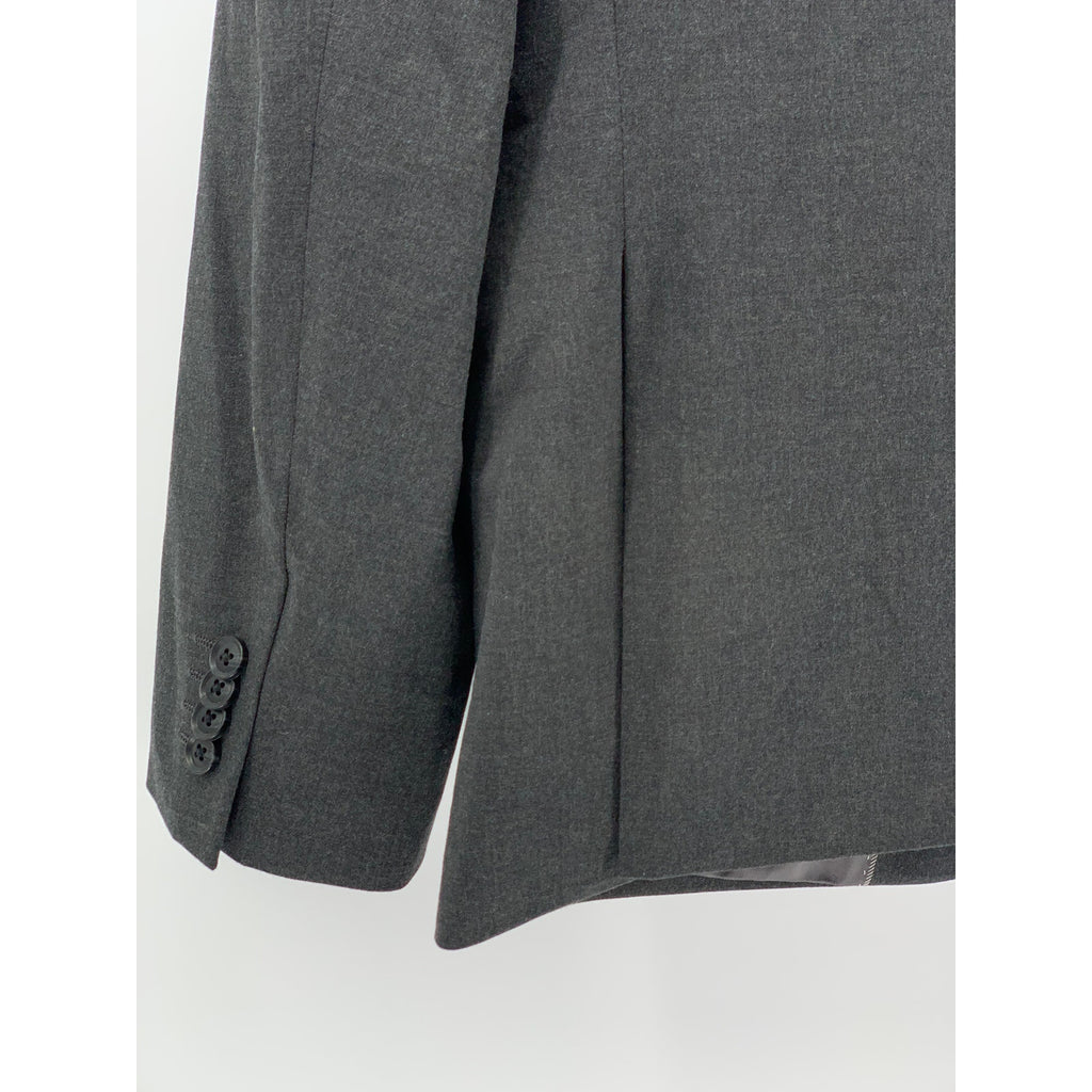 ALFANI Men's Charcoal Gray Slim-Fit Two-Button Notch Collar Blazer SZ 44S
