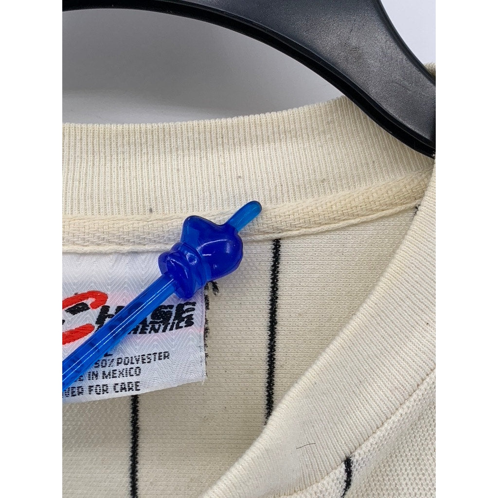 CHASE Men's Vintage Beige Tony Stewart Home Depot Nascar Baseball Shirt SZ S