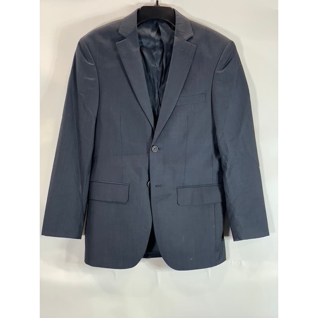 PRONTO UOMO Men's Black Super 100's Wool Two Button Blazer SZ 35 Short