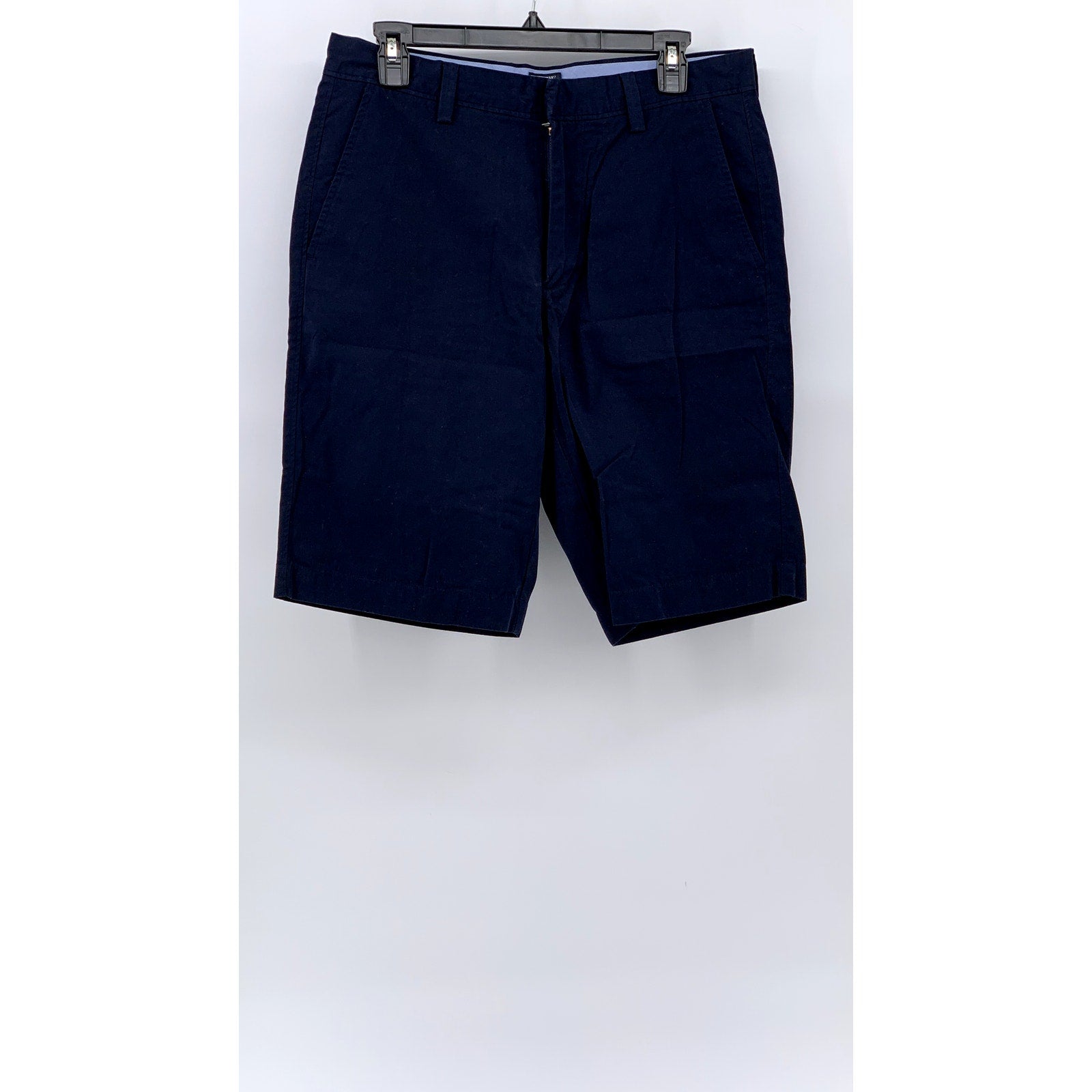 J.CREW Men's Navy Blue 11" Rivington Straight-Leg Casual Chino Shorts SZ 31