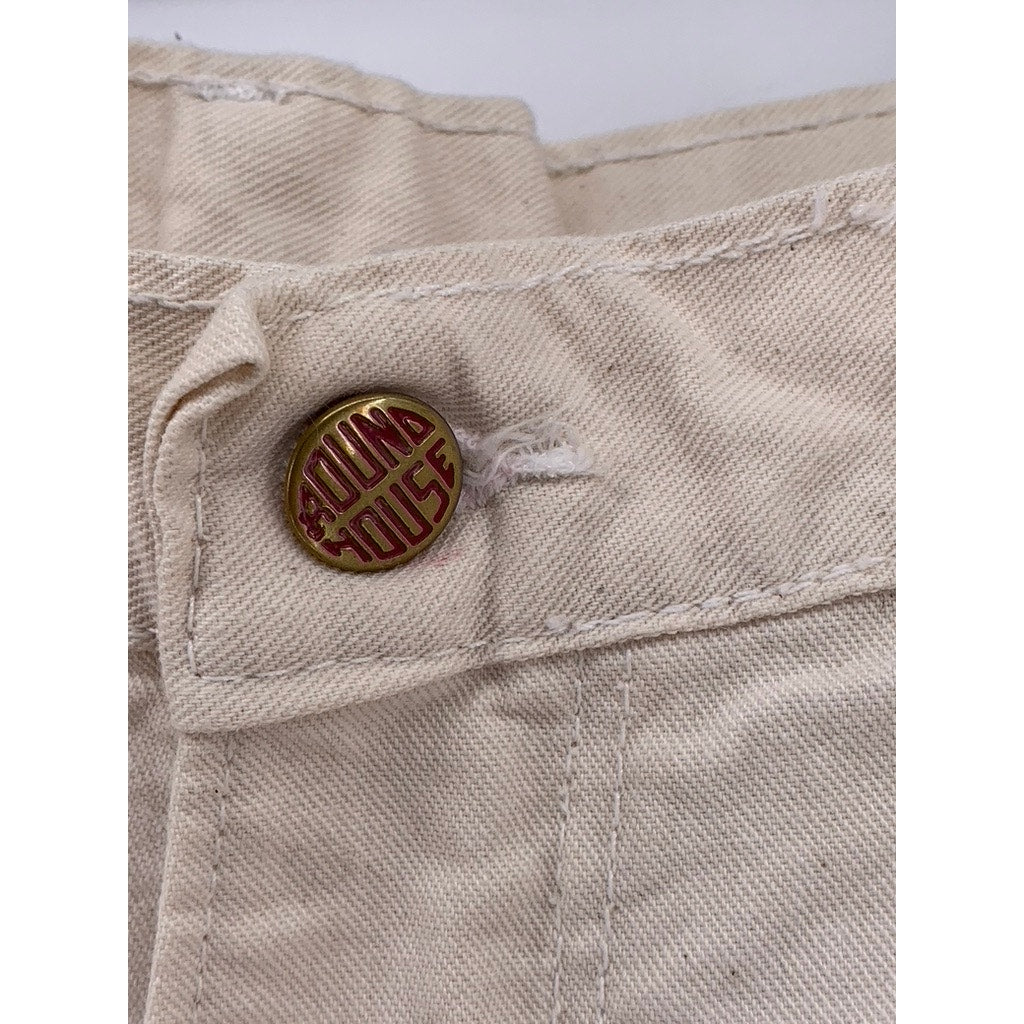 ROUND HOUSE Men's Off-White Carpenter Painter Pants SZ 42