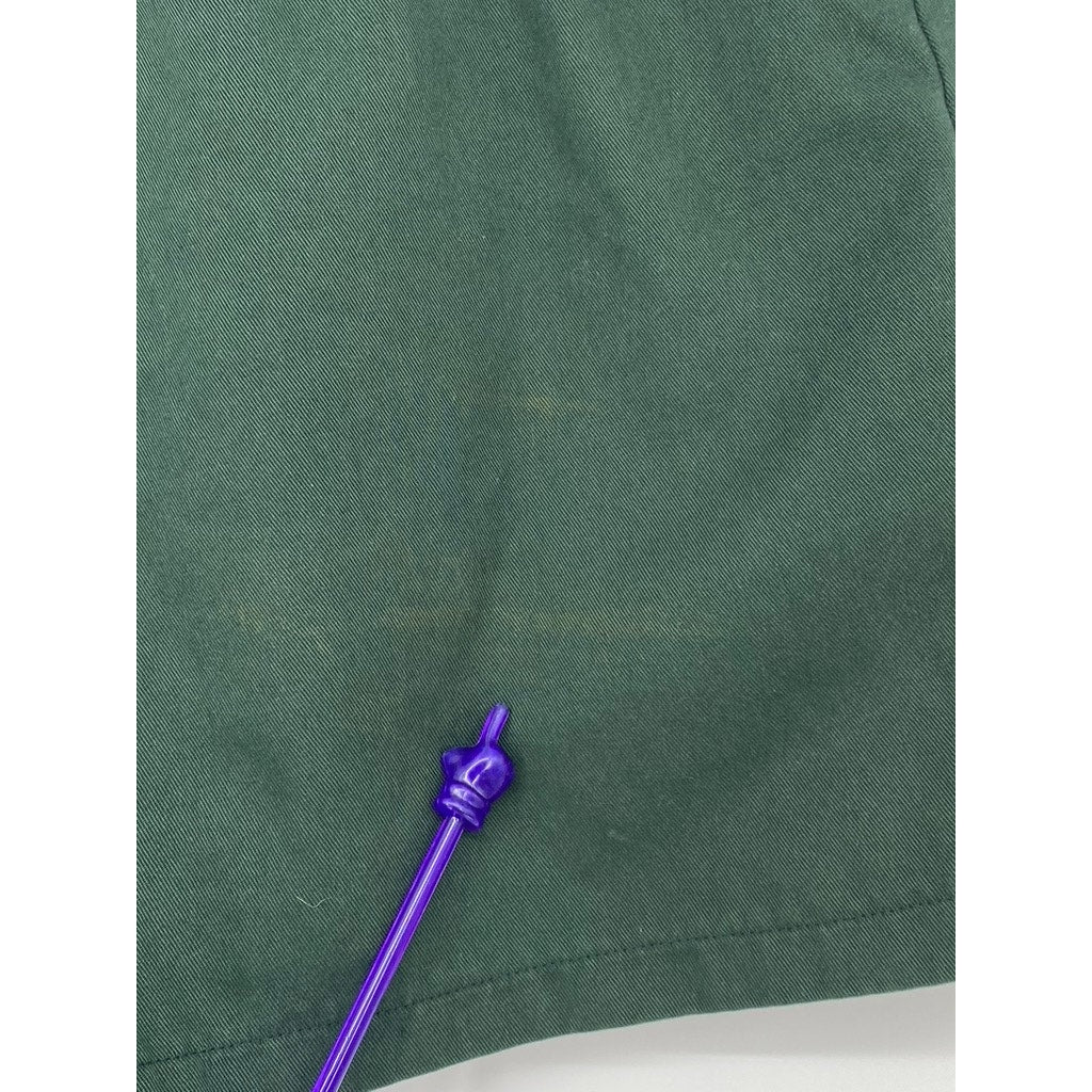 MUTTONHEAD Unisex Adult Forest Green Drawstring Casual Shorts SZ M