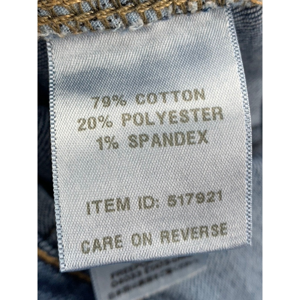 L.L.BEAN Women's Medium Tall Blue 207 Vintage High-Rise Wide-Leg Jeans SZ 2 M/T