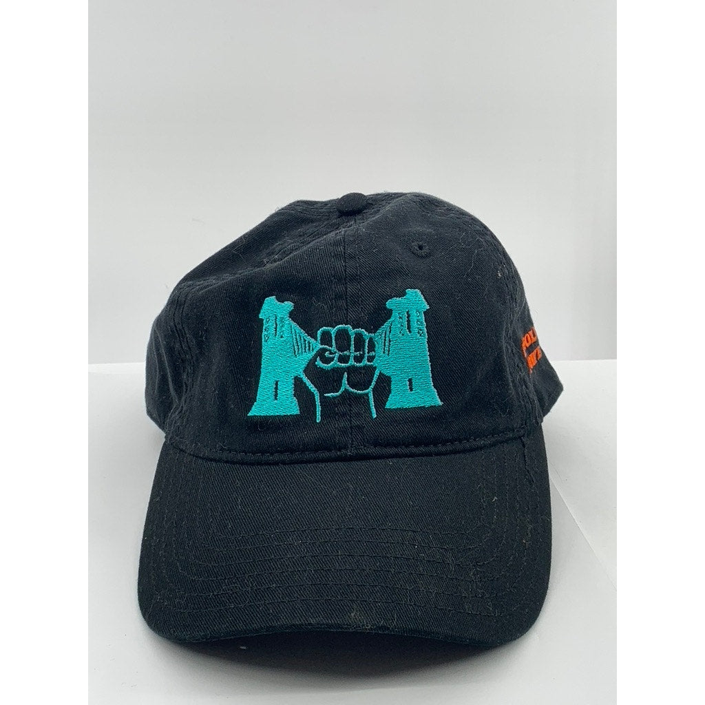 OTTO Men's Black-Blue Embroidered Graphic Absolute Power Adjustable Hat SZ OS