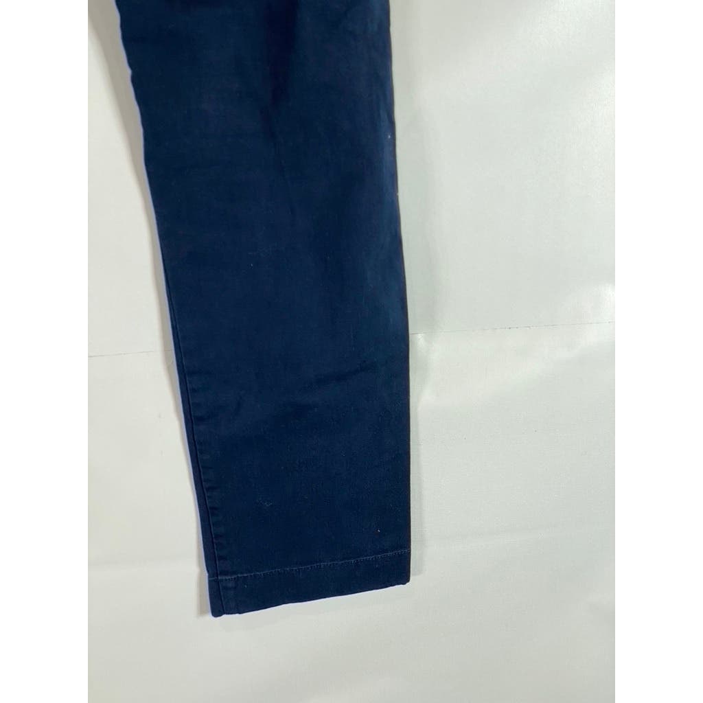 J.CREW Men's Dark Blue Mercantile Flex Slim-Fit Four-Pocket Pants SZ 31X32