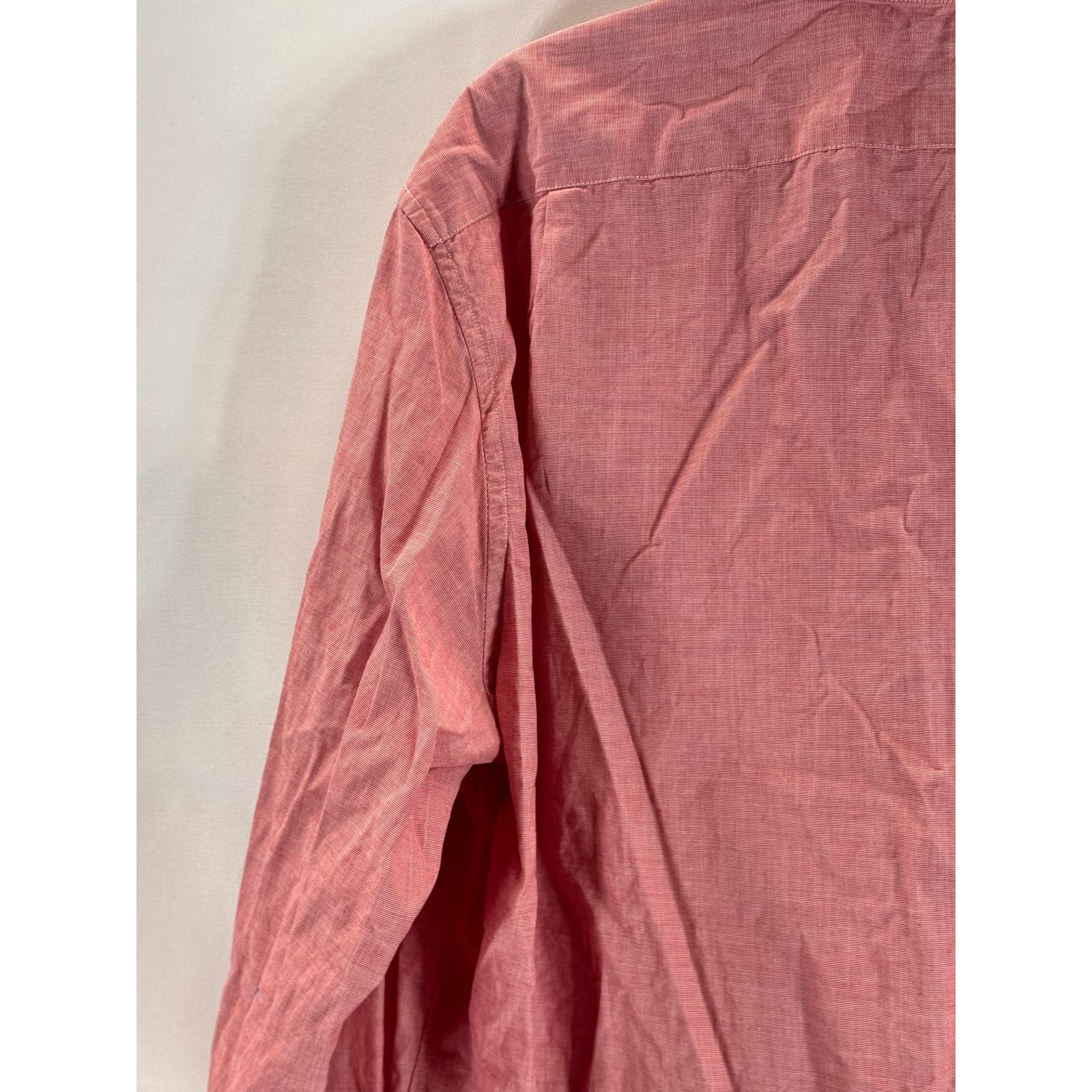 J. CREW Men's Red Slim-Fit Cotton Button-Up Long Sleeve Shirt SZ L