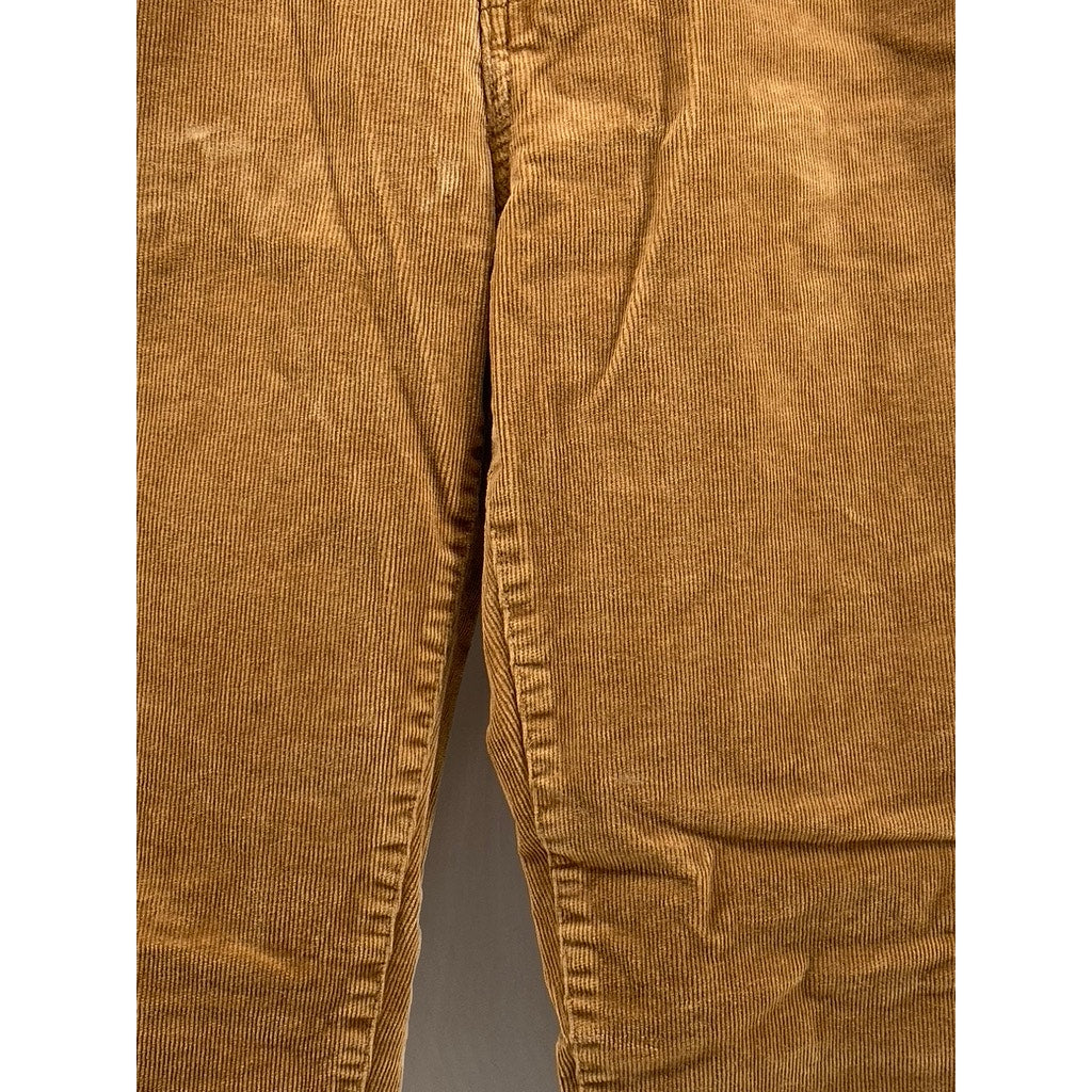 BANANA REPUBLIC Women's Tan Corduroy High-Rise Slim Pant SZ 27/4