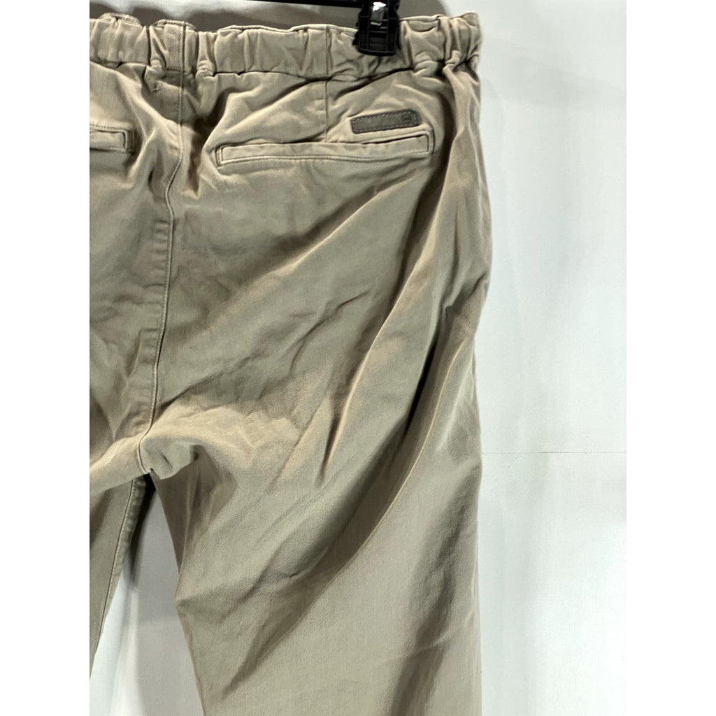 AG ADRIANO GOLDSCHMEID Women's Beige Caden Elastic Waistband Jogger Jeans SZ 33R