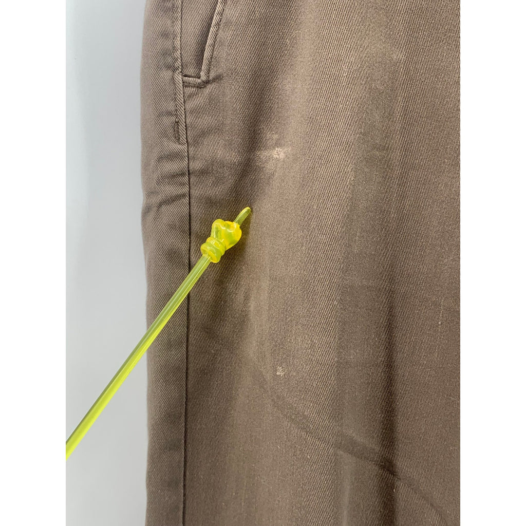 VOLCOM Men's Tan Solid Straight-Leg Modern Fit Chino Pants SZ 31