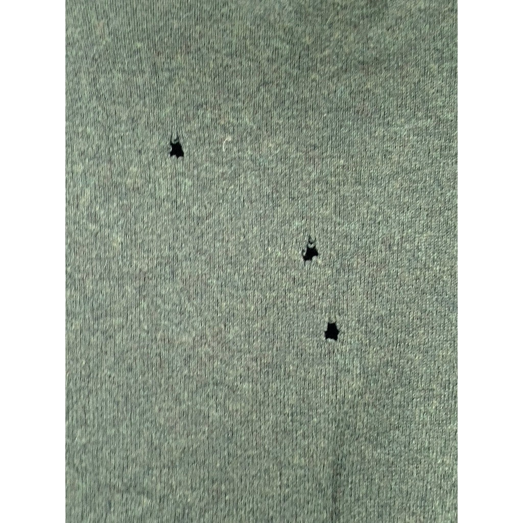 1901 Men's Dark Green Wool-Cashmere Crewneck Pullover Long Sleeve Sweater SZ S