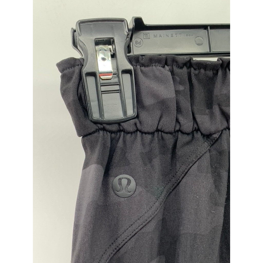 LULULEMON Women's Black Camo Pull-On Active Jogger Pants SZ 2