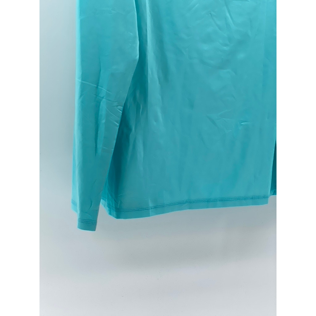 JOHNIE-O Men’s Aqua Blue Crewneck Featherweight Long Sleeve T-Shirt SZ XL