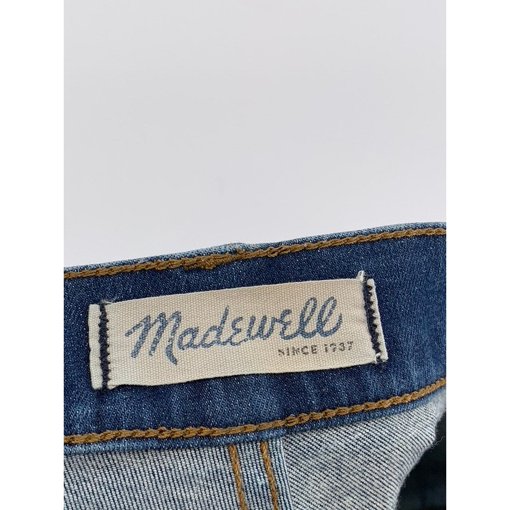 MADEWELL Women's Blue Denim High Riser Skinny Leg Jeans SZ 26