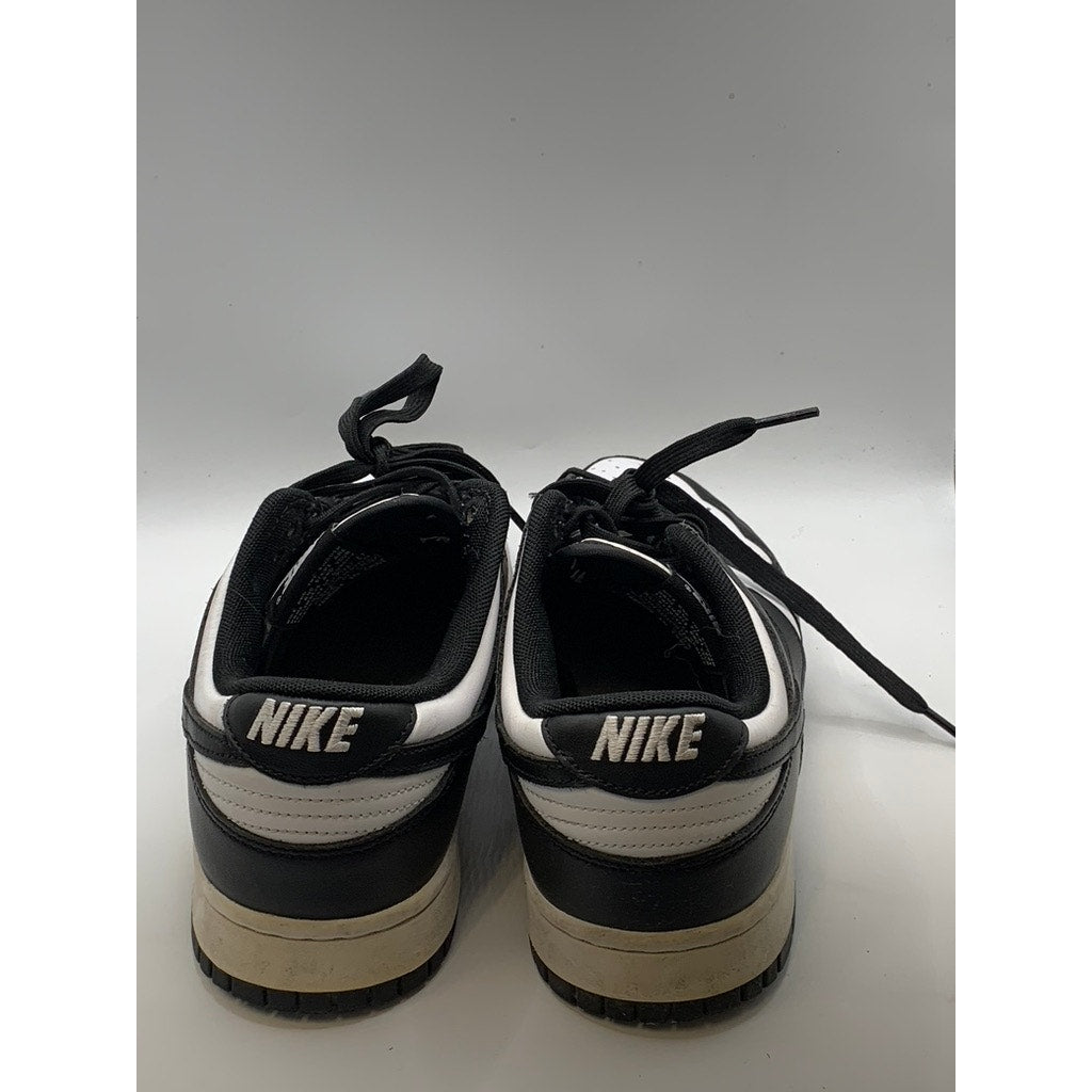 NIKE Men's Black-White Dunk Low-Top Sneakers SZ 9